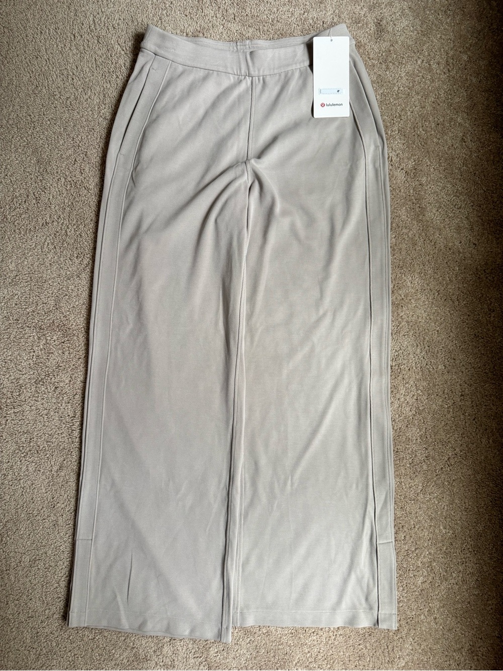 🤎 lululemon Softstreme™ High-Rise Wide-Leg Pique Pant — Size Medium